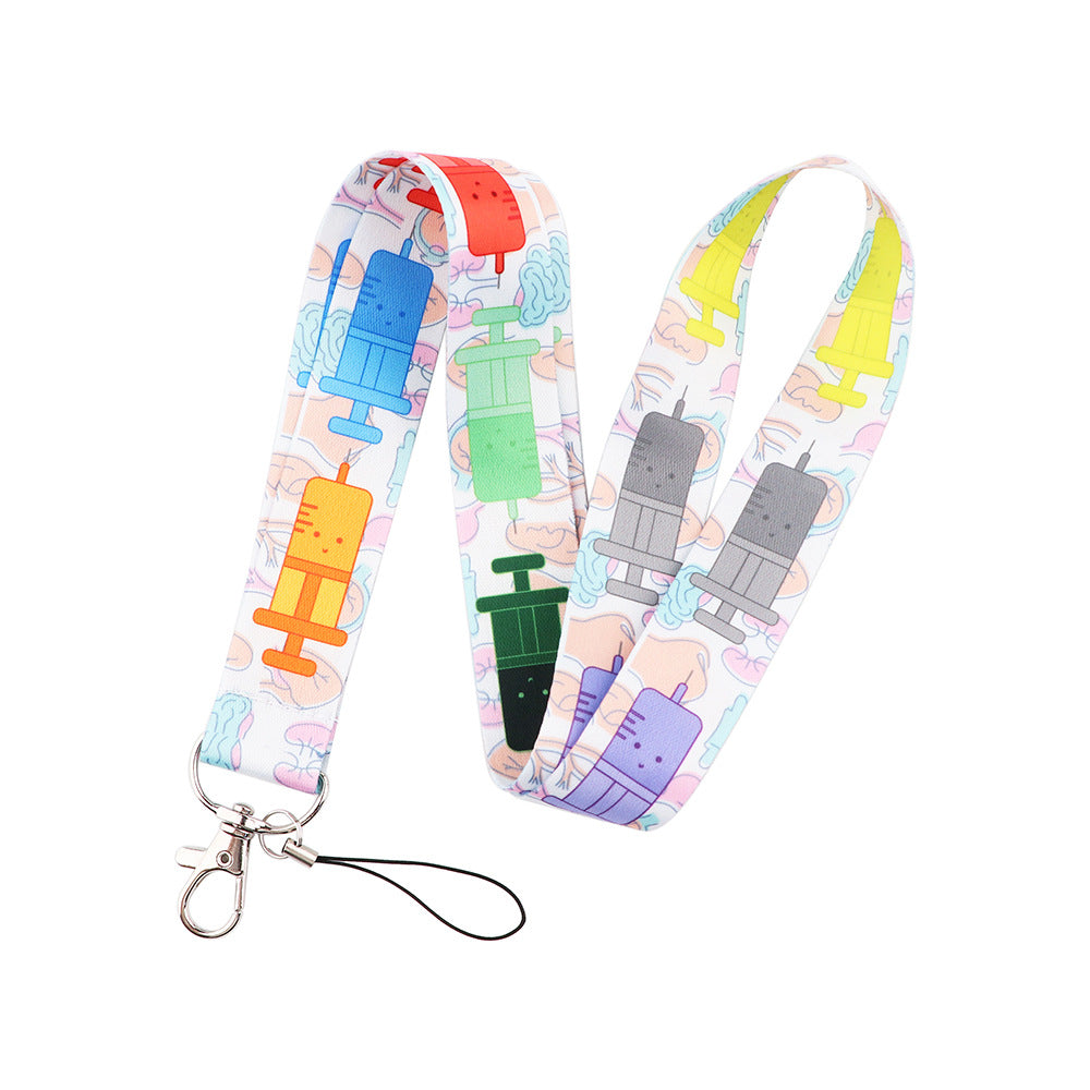 Wholesale Cartoon Doctor Series Phone Lanyard Keychains
